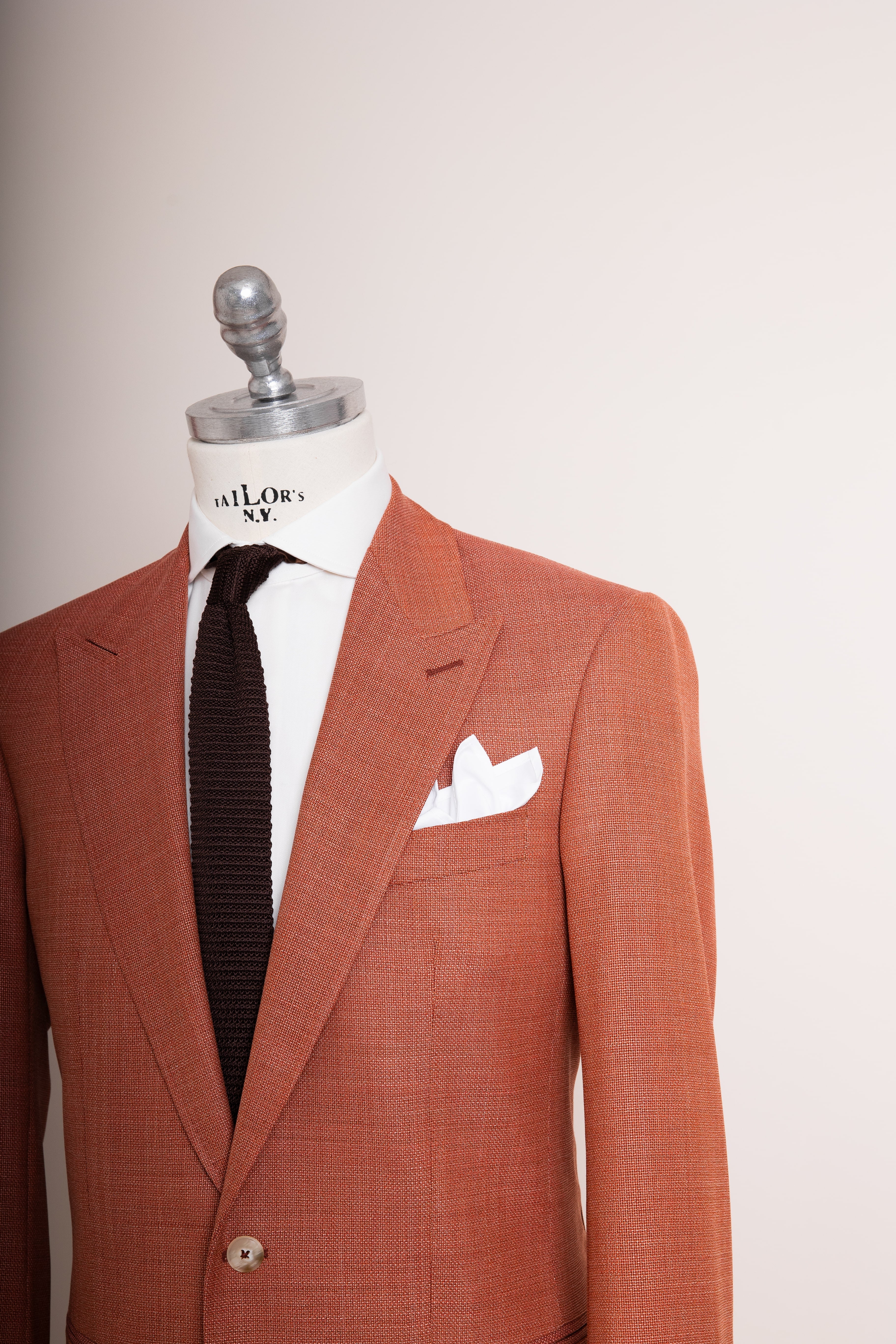 Anzug Fresco Sorrento orange schräg