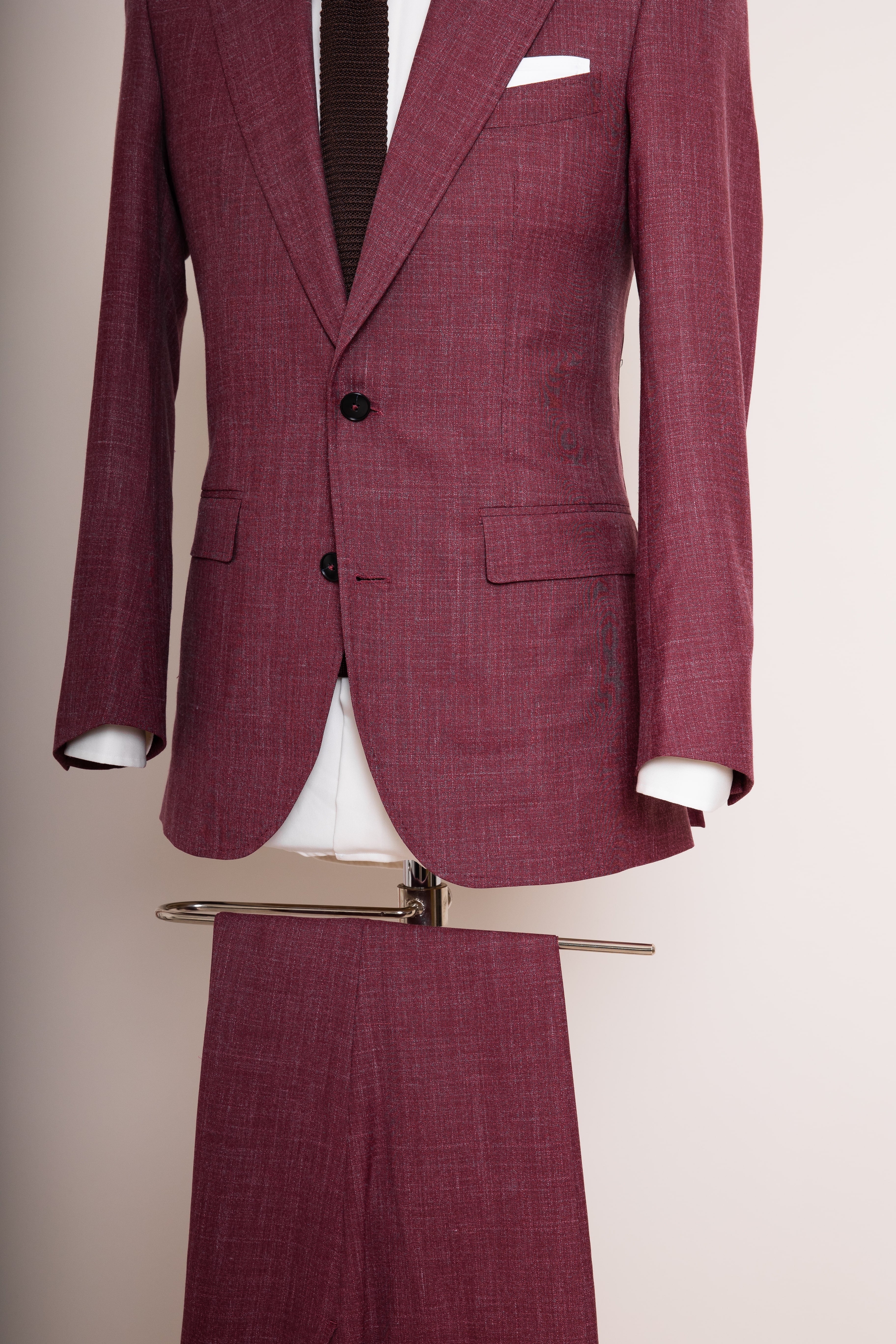 Anzug Rosso Notte bordeaux Hose