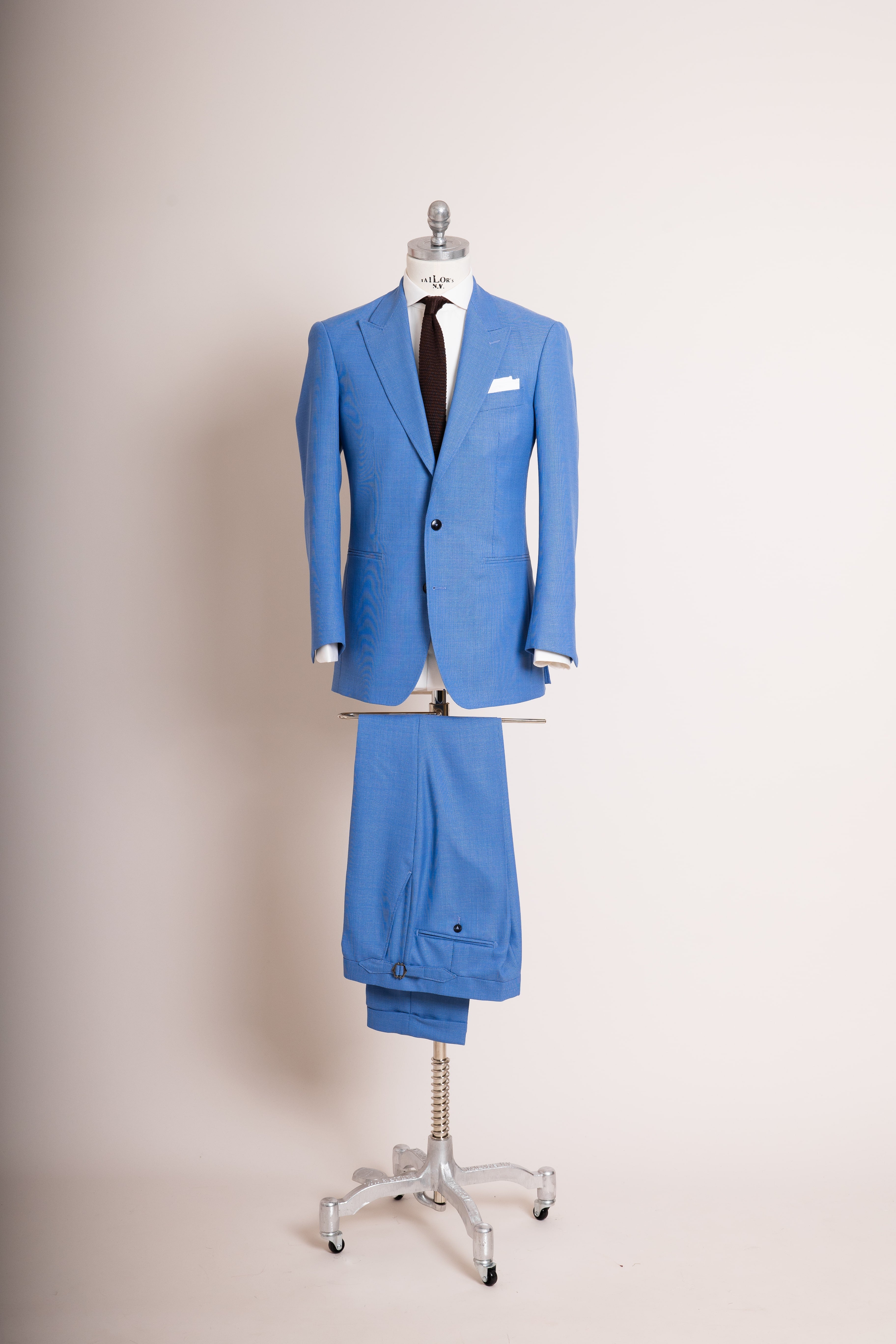 Anzug Skyline Fresco hellblau Komplettansicht