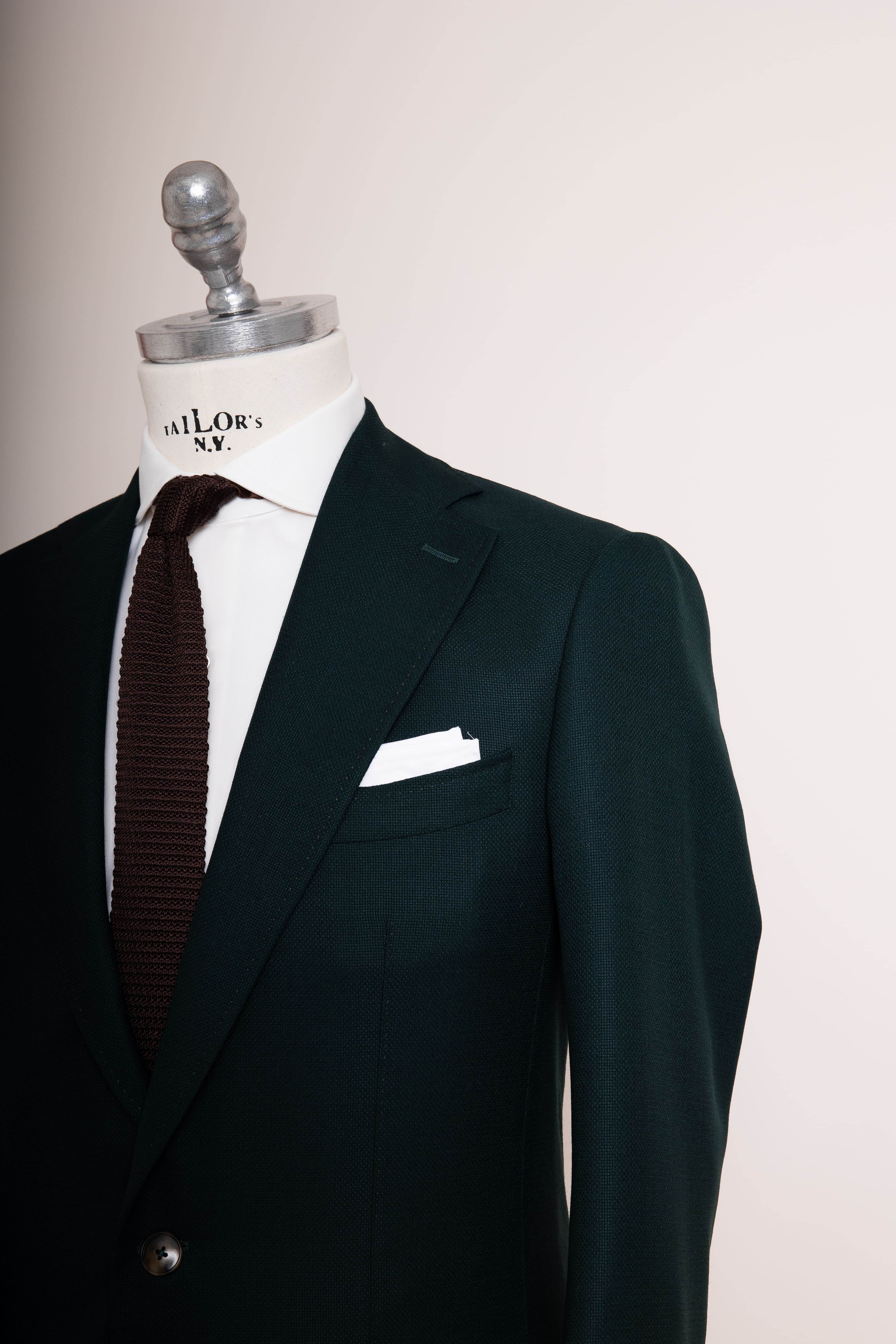 Anzug Verdant Fresco dunkelgrün schräg