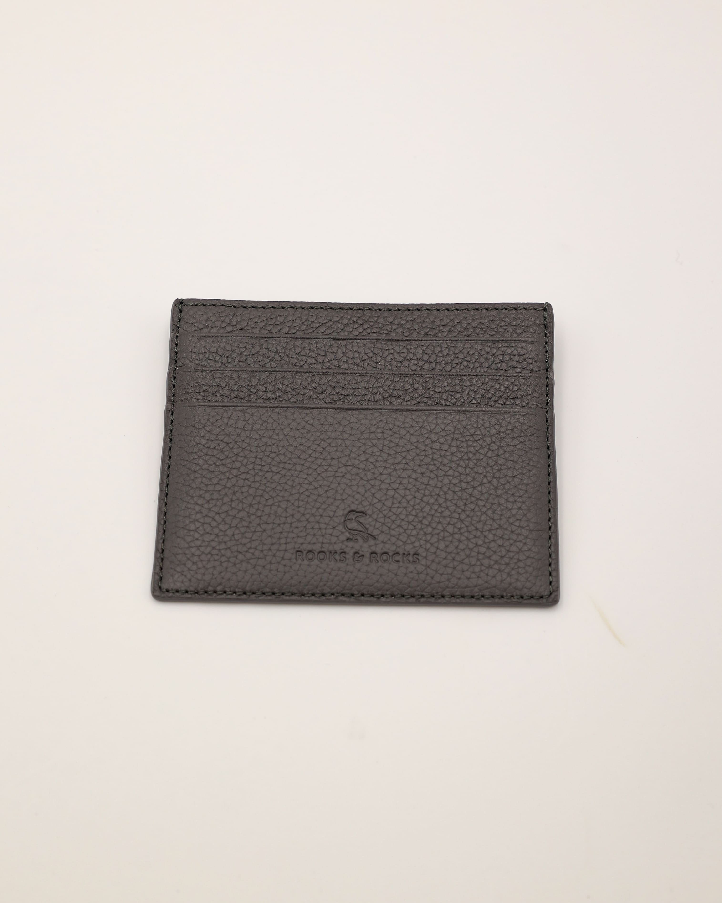 Cardholder in grau als frontale Ansicht