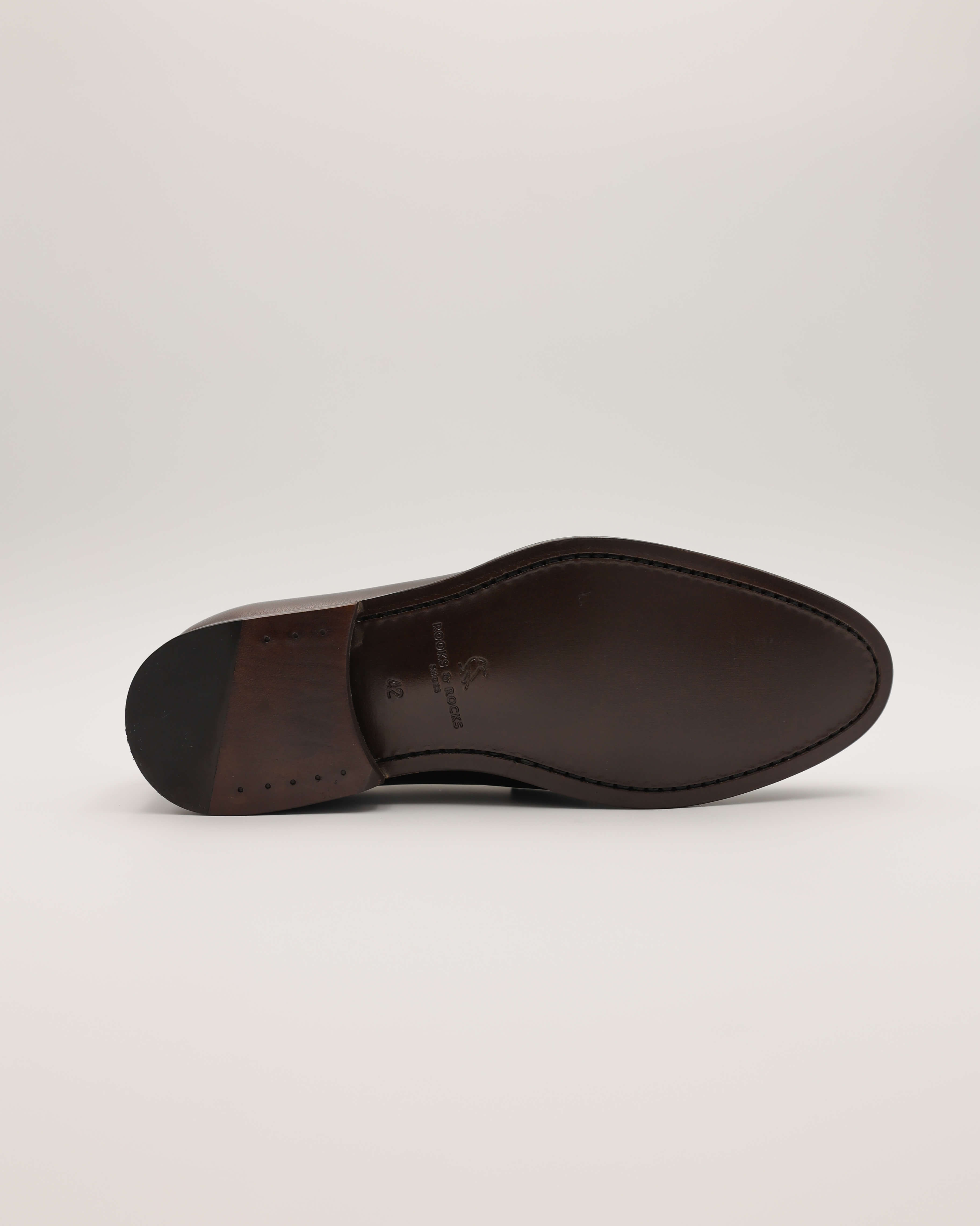 Penny Loafer dunkelbraun Sohle