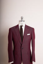Anzug Crimson Class burgunder von vorne
