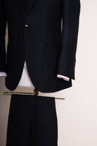 Anzug Heringbone Heritage mitternachtsblau Hose