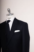 Anzug Heringbone Heritage mitternachtsblau schräg