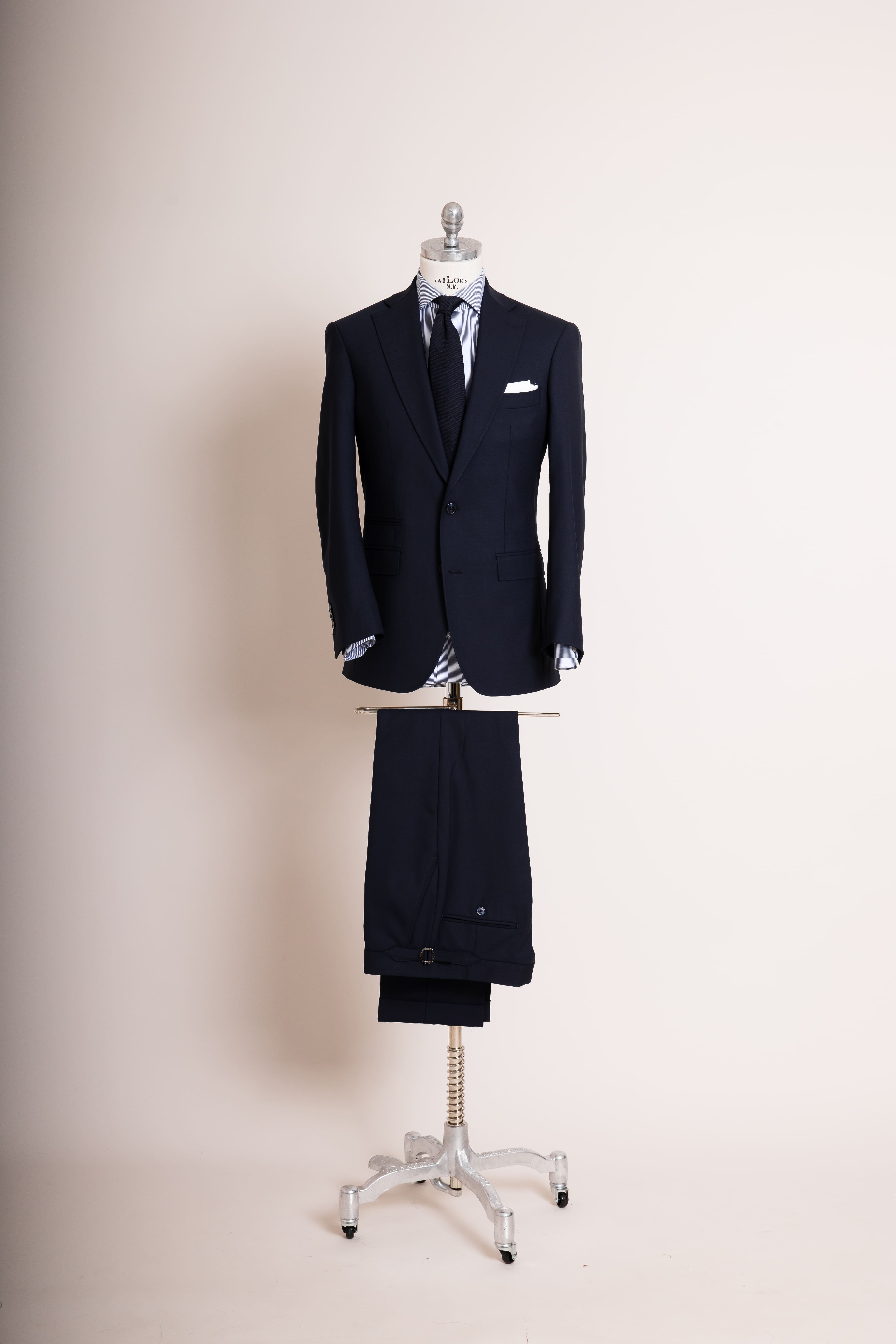 Anzug Navy Essential dunkelblau Komplettansicht