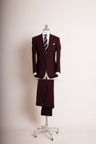 Anzug Oxblood Icon bordeaux Komplettansicht