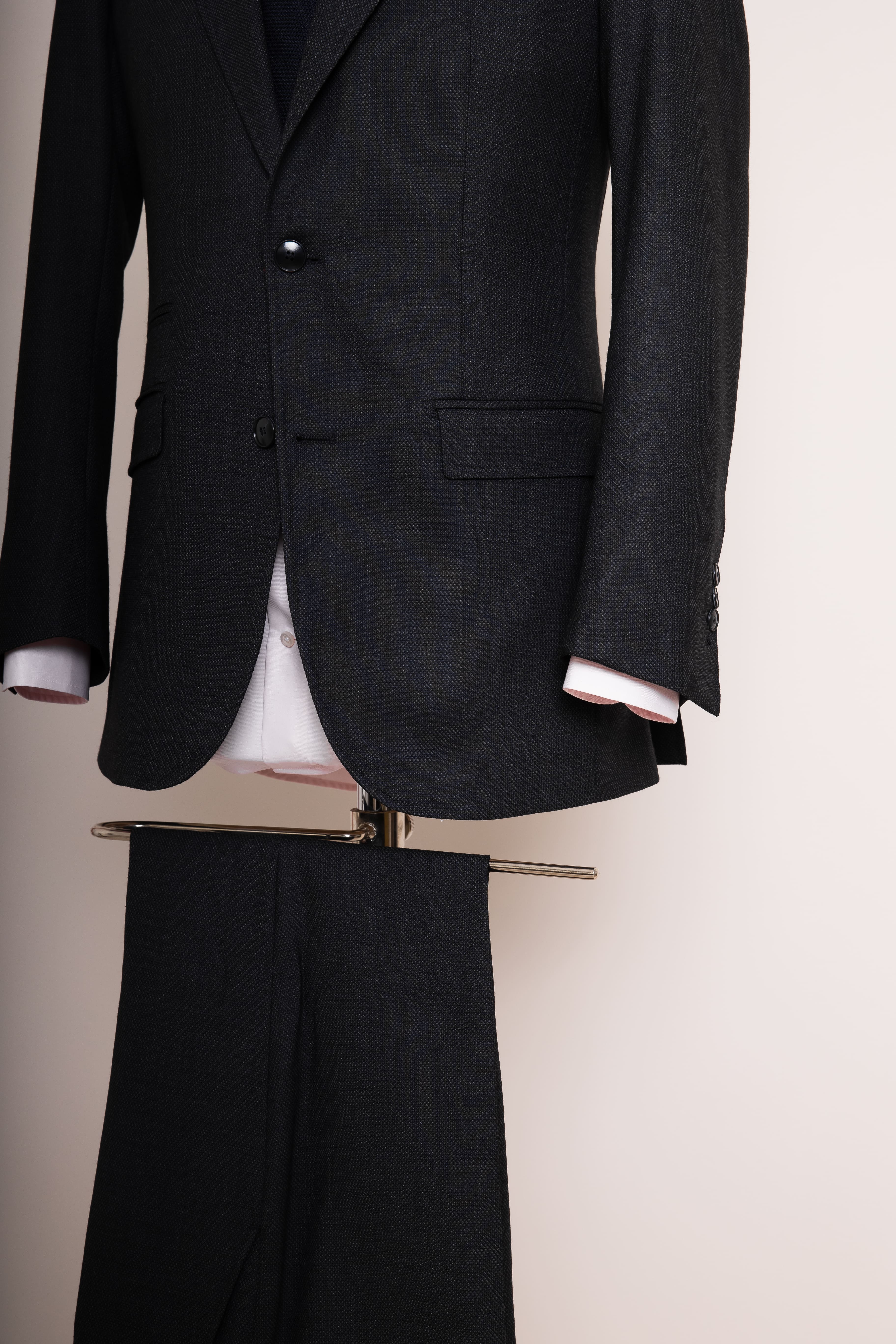 Anzug Pinpoint Precision dunkelgrau Hose