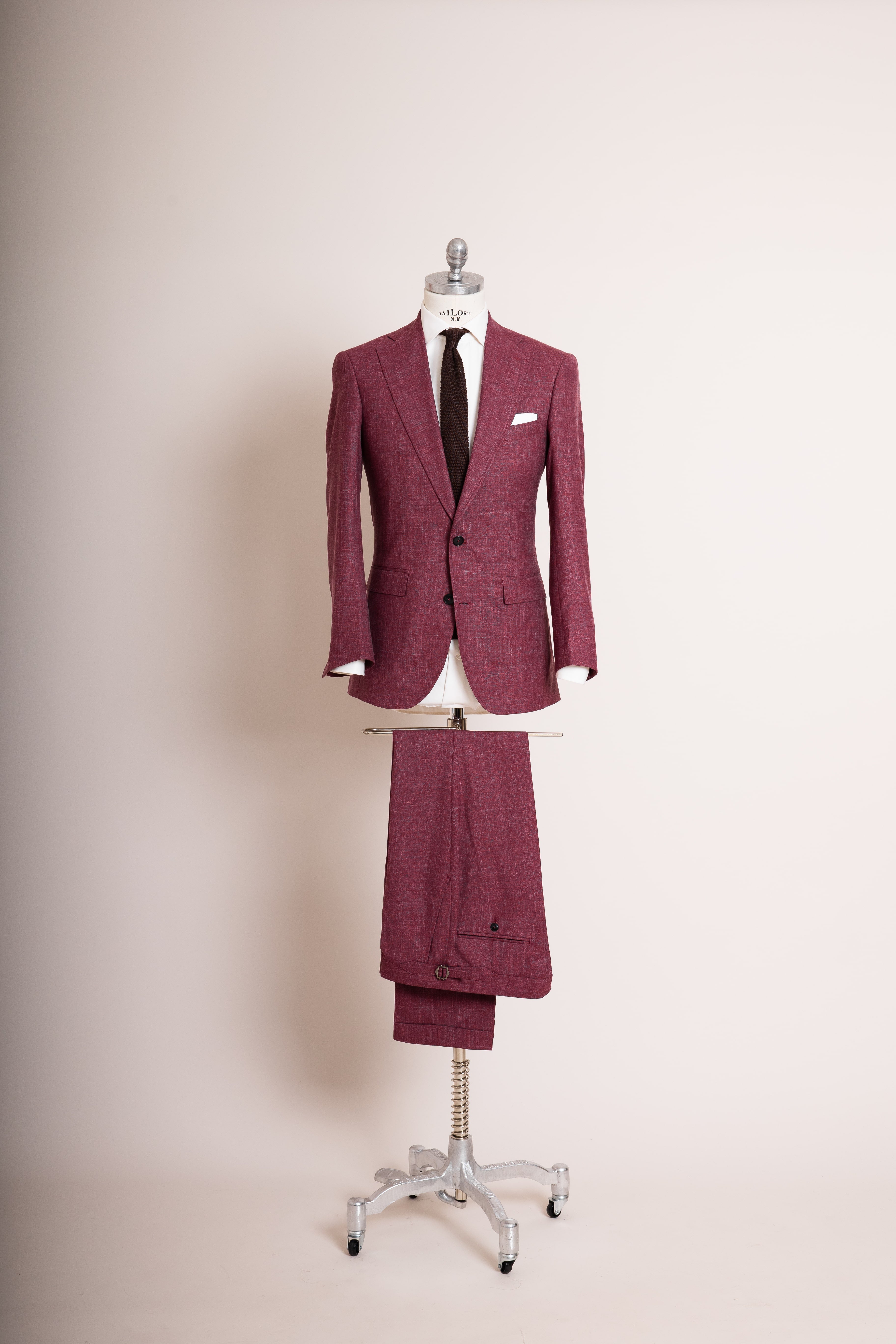Anzug Rosso Notte bordeaux Komplettansicht