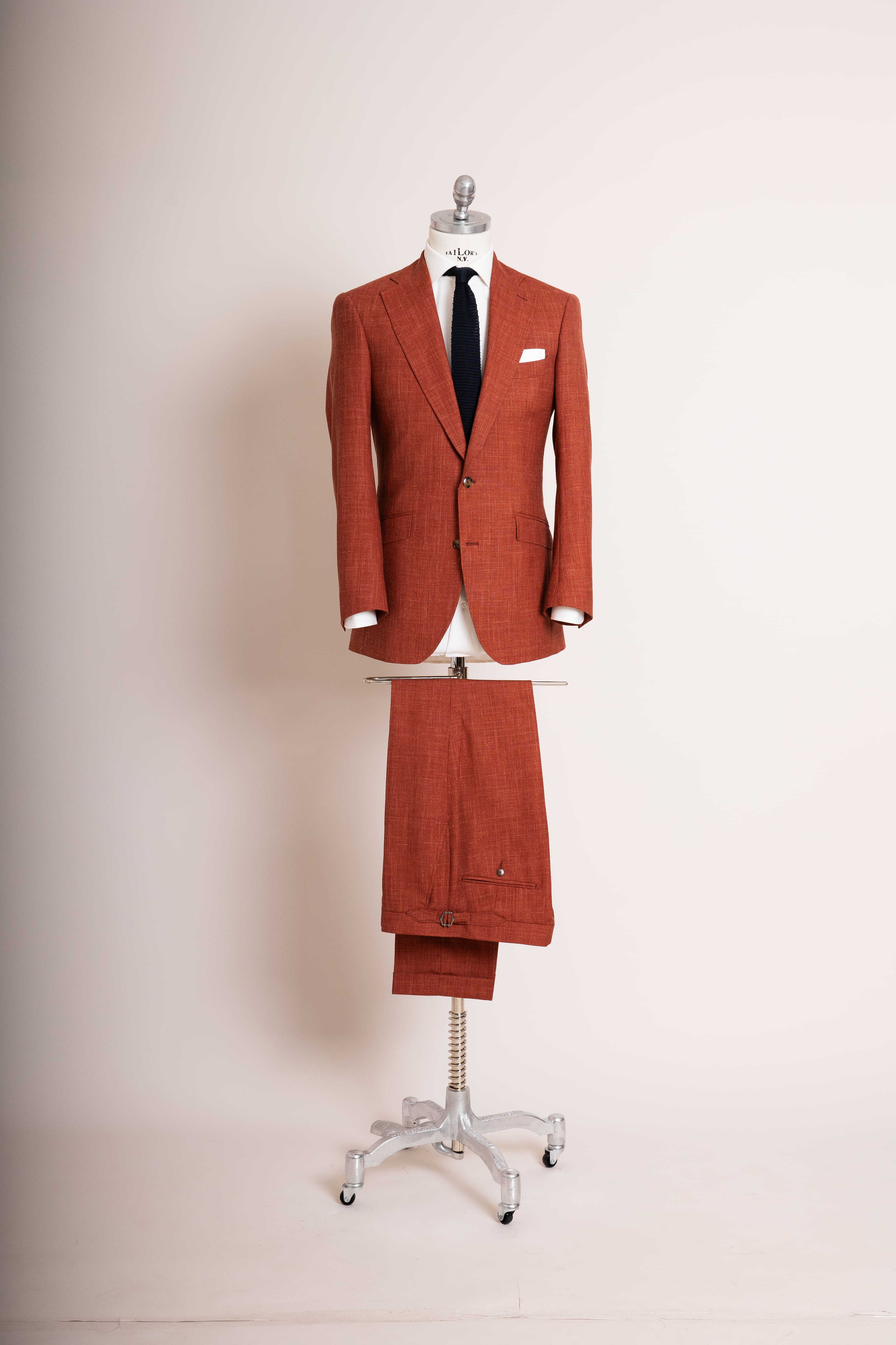 Anzug Toscana Flame orange Komplettansicht