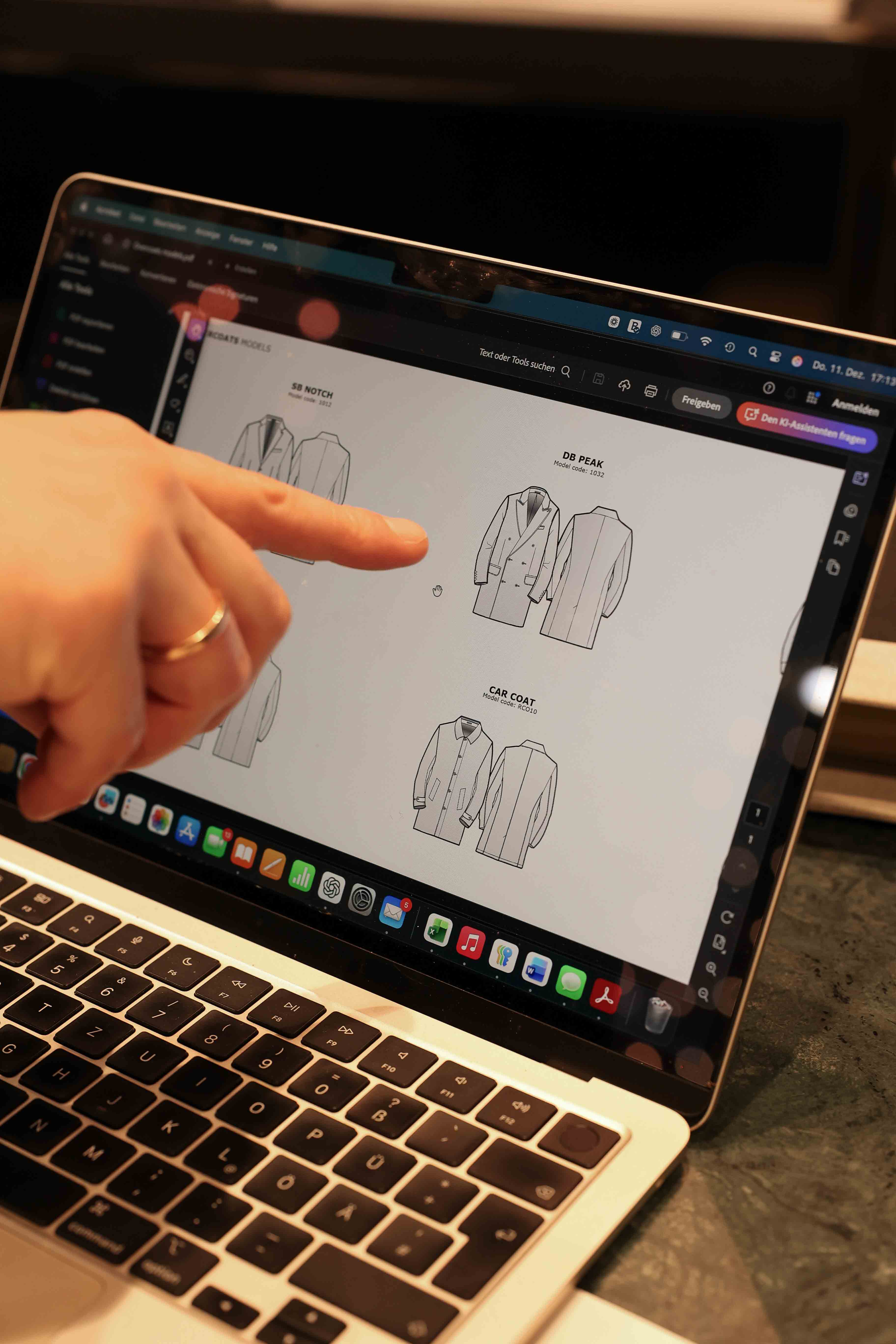 Stilfindung des Mantels