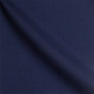 Nahaufnahme der blauen Stoffprobe