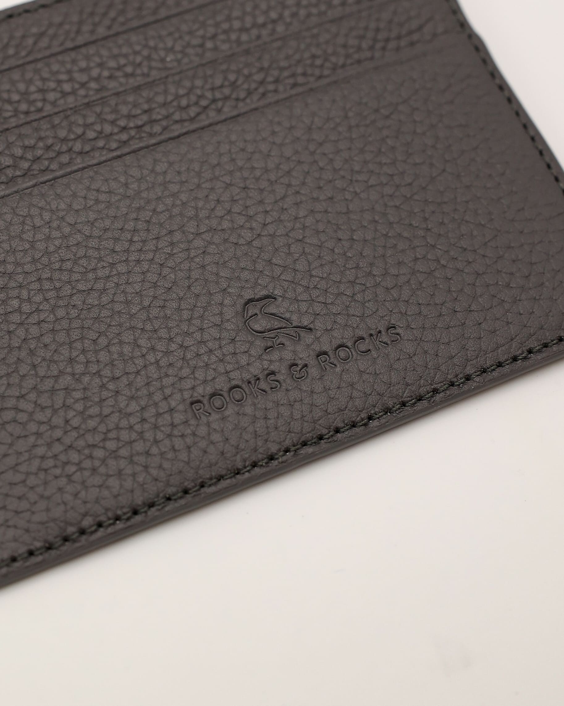 Cardholder in grau als Nahaufnahme