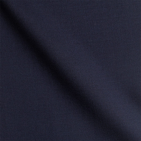 Nahaufnahme der dunkelblauen Stoffprobe