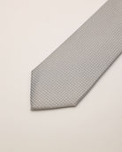 Krawatte in hellgrau von vorne