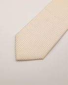 Krawatte in ivory von vorne
