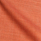 Nahaufnahme von der orangen Stoffprobe