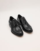 Lackschuhe Oxford Captoe aus Lackleder von vorne