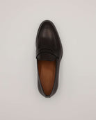 Penny Loafer dunkelbraun von oben