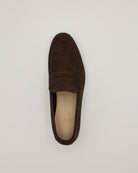 Yacht Loafer dunkelbraun von oben