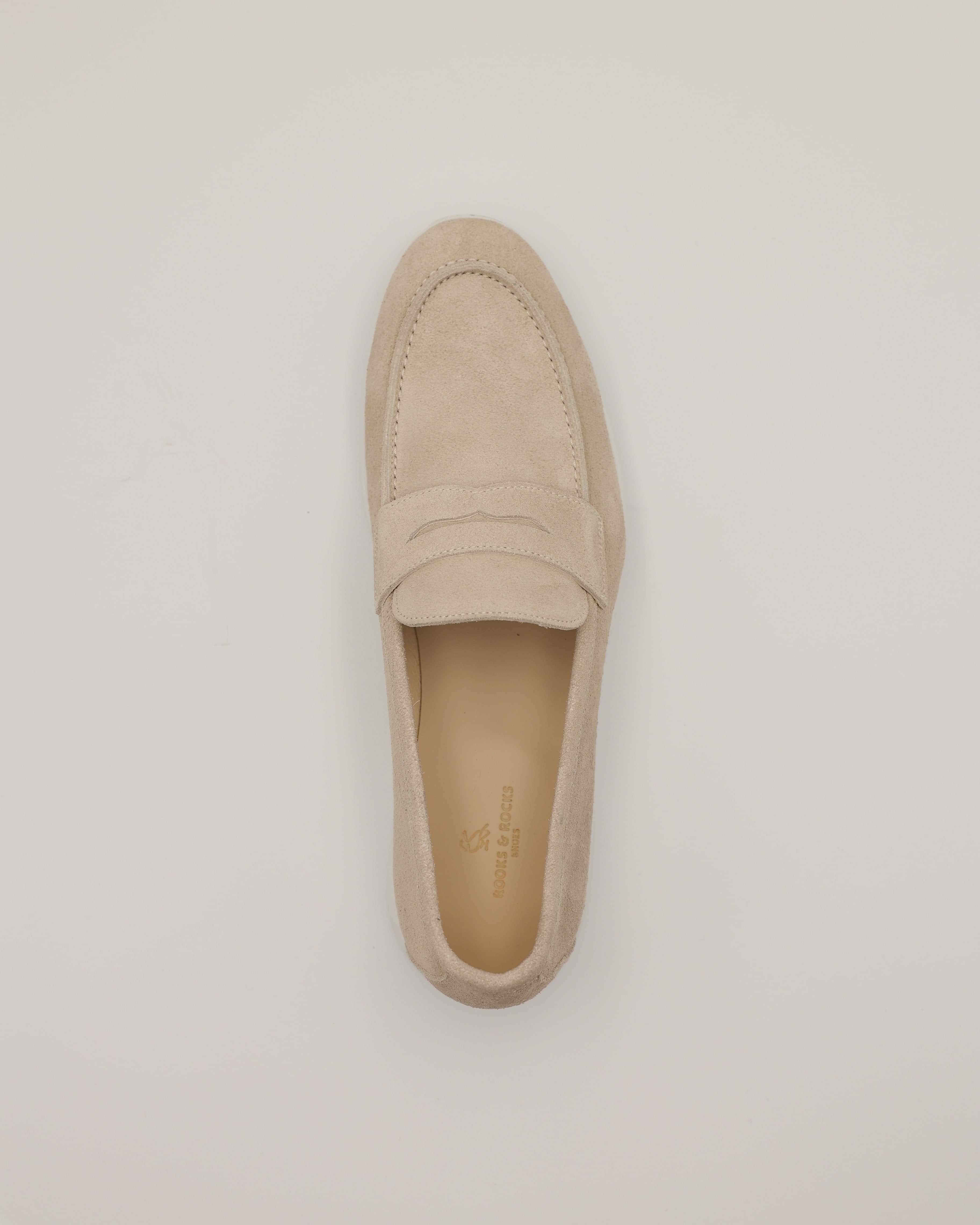 Yacht Loafer sand von oben