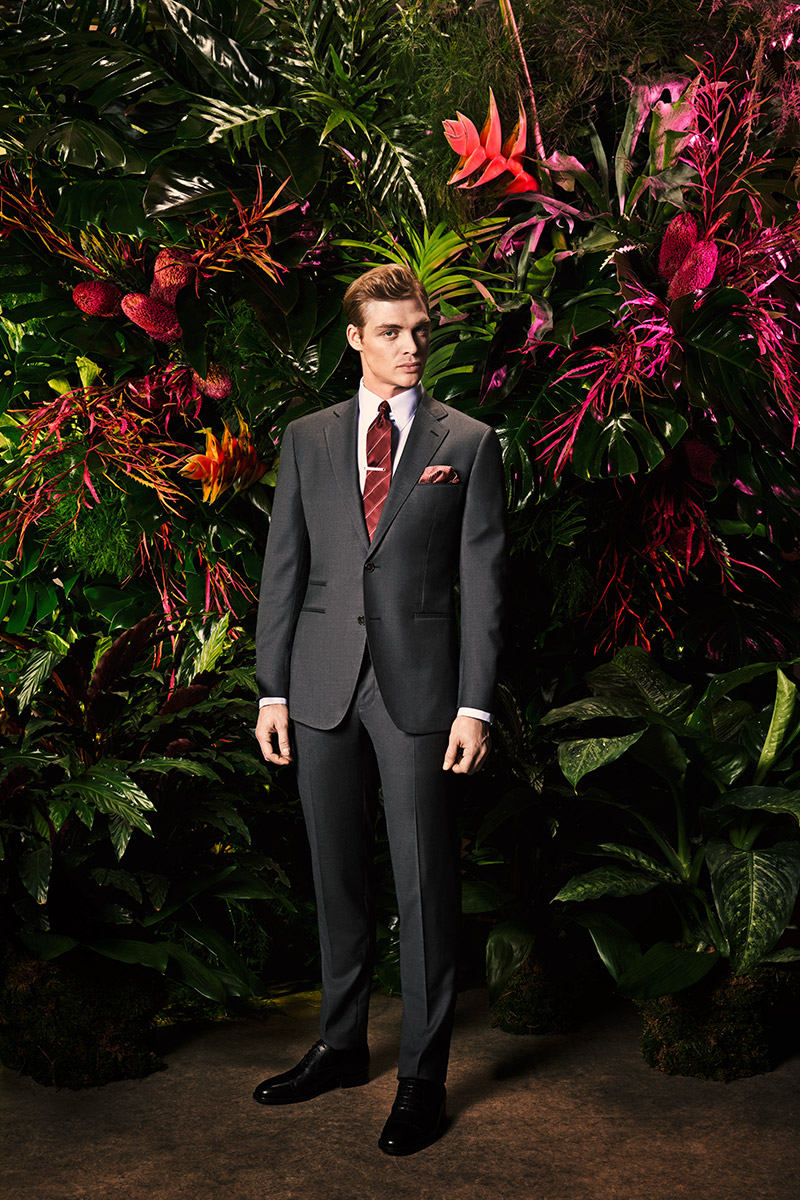 lookbook jungle businessanzug merinoschurwolle david schuetter