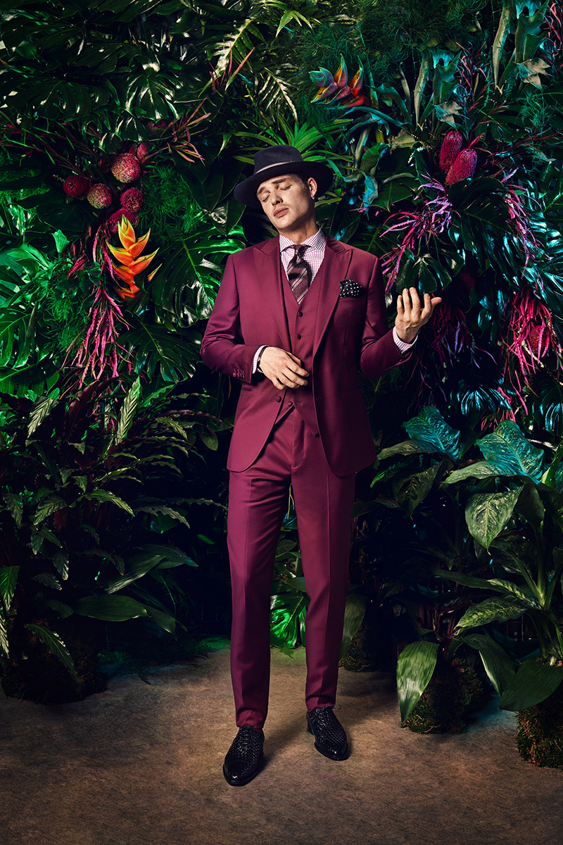 lookbook jungle maßanzug merino schurwolle david schuetter