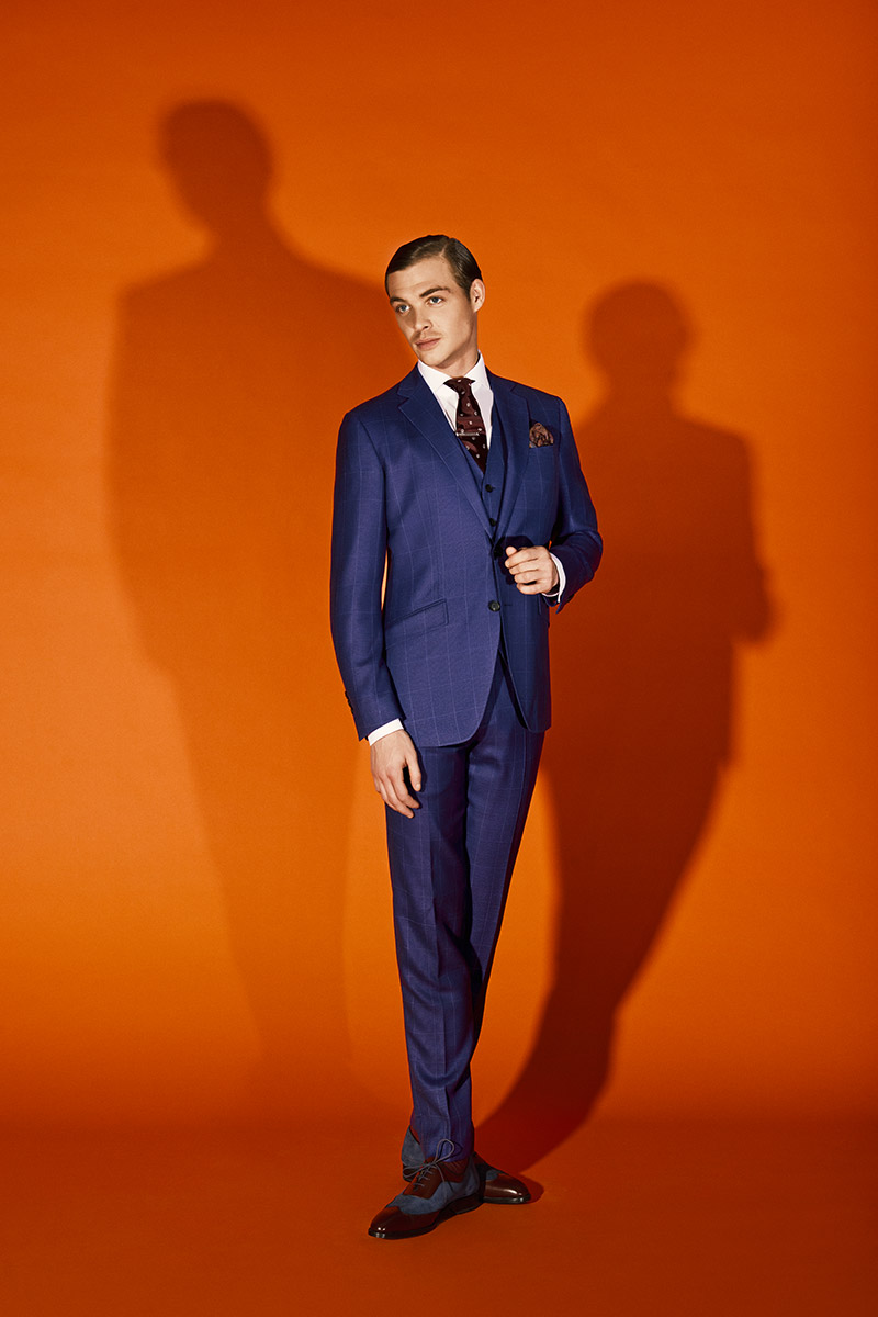 maßanzug maßweste maßhemd merino schurwolle david schuetter