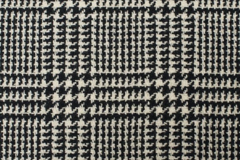 Glencheck Muster im Detail