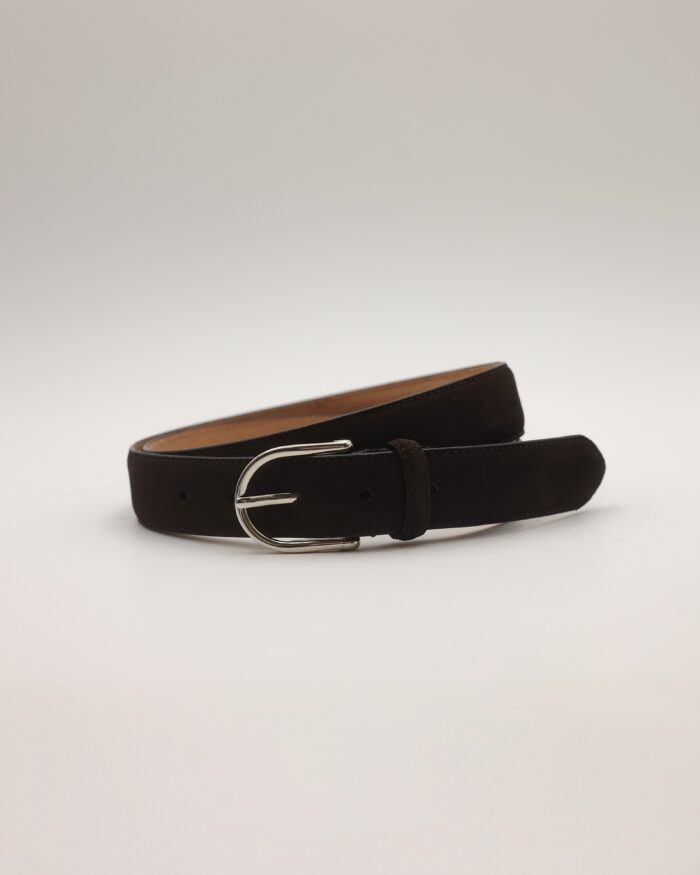 Gürtel dunkelbraun Suede