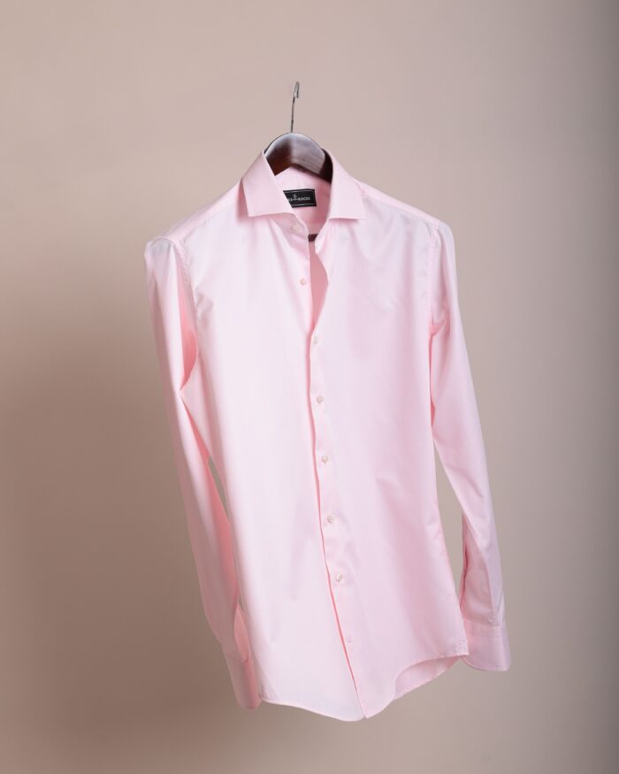 HERRENHEMD ROSA TWILL