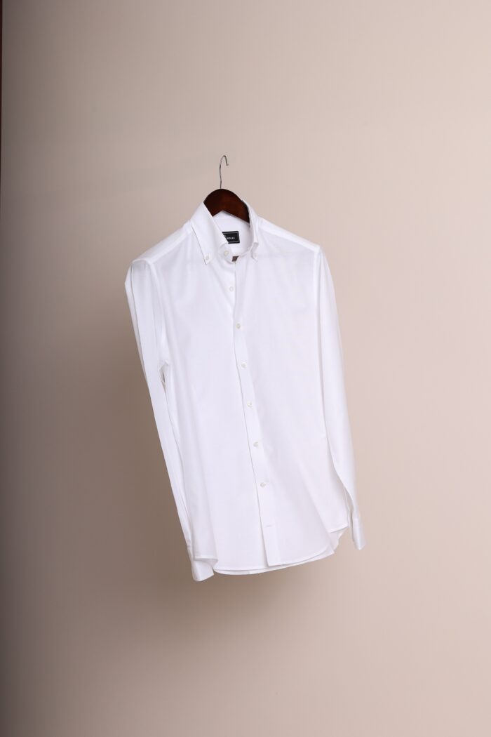 HERRENHEMD OXFORD WEISS