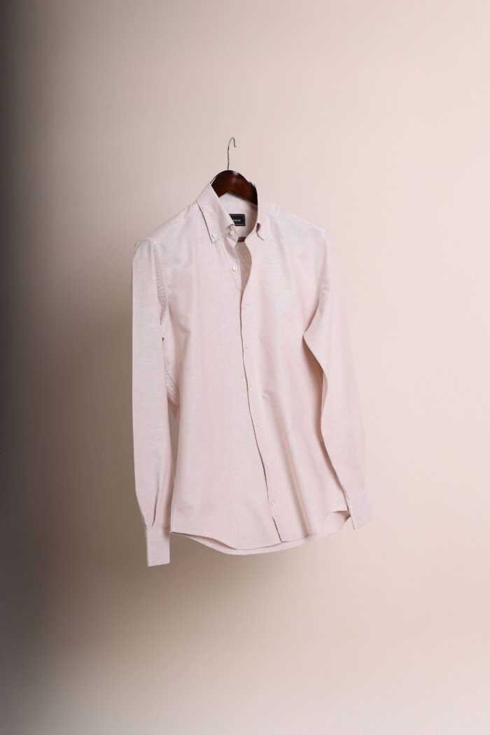 HERRENHEMD OXFORD BEIGE